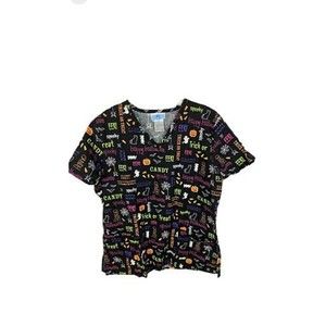 Halloween Scrub Top
